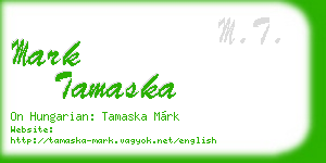 mark tamaska business card